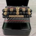 SET DE PULSERAS PARA HOMBRE | KING BAR GOLDEN