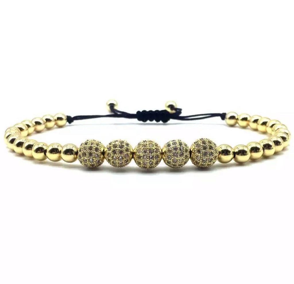 SET DE PULSERAS PARA HOMBRE | KING LION GOLD