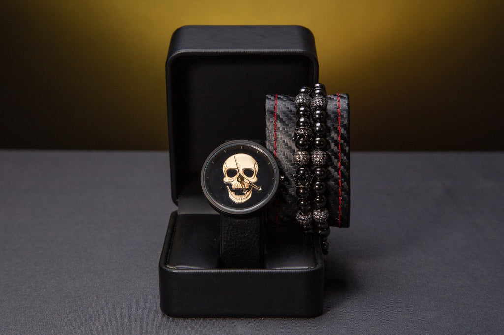 SET DE RELOJ, PULSERAS Y DIJE PARA MUJER | LUXURY LEATHER PACKET