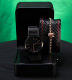RELOJ Y PULSERAS PARA DAMA | DÚO COOPER BLACK SKULL