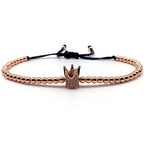 SET DE RELOJ Y PULSERAS PARA DAMA | DÚO ROSE GOLD BLACK SKULL